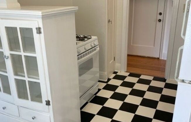 Large Studio unit in this beautiful 1920’s Marina style building under new management