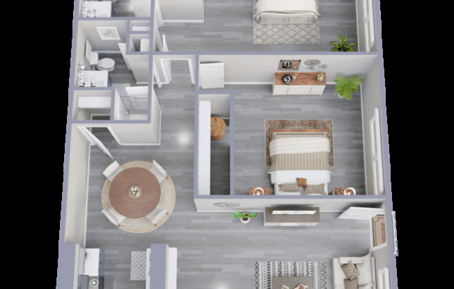 2 beds, 2 baths, 918 sqft, $1,239