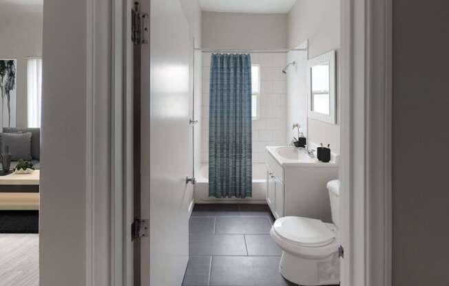 Luxurious Bathrooms at Barton Apartments, Los Angeles, CA, 90029