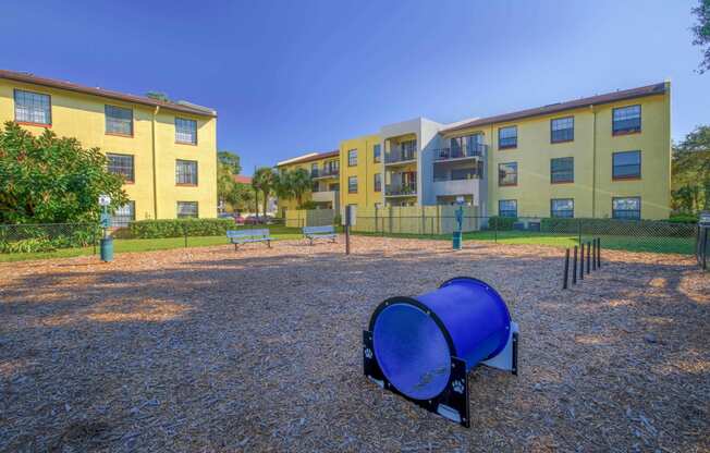 Belara Lakes Apartments in Tampa Florida photo of lease free dog park