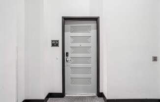 Front Door at The Mansfield at Miracle Mile, Los Angeles, California