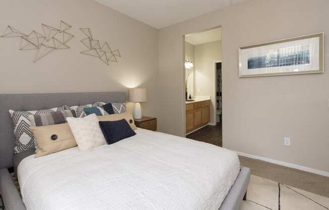 Master Bedroom at Atwood Apartments, Citrus Heights, California