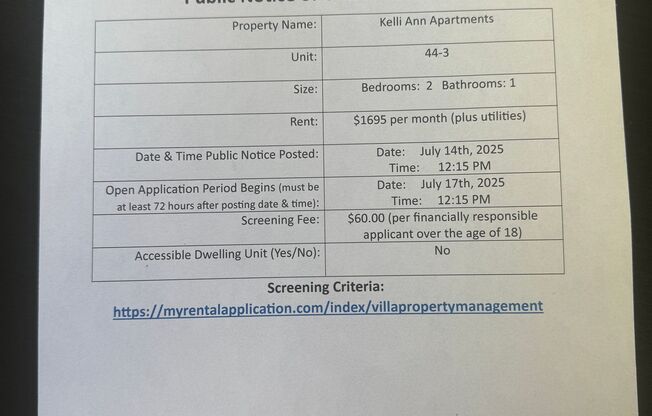 Kelli Ann Apartments