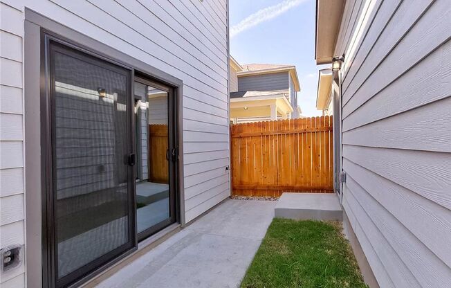 Open floor plan townhome