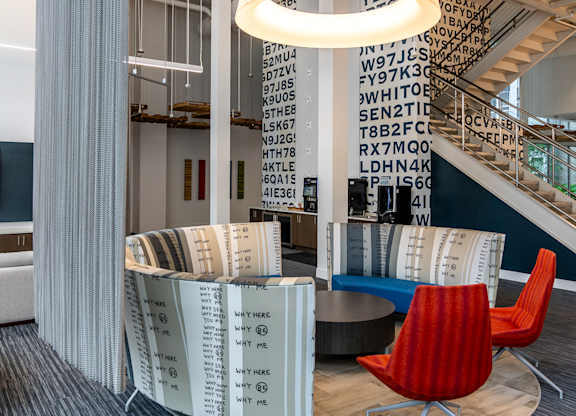 Lobby Area at The Whit Apartments, Indianapolis, Indiana