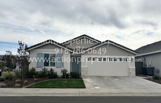 Stunning Single Story Palisade Community: Solar: 3 Bedroom 2 Bath, built 2023, Walking Distance to Rex Fourtune Elementary, Fenced Yard