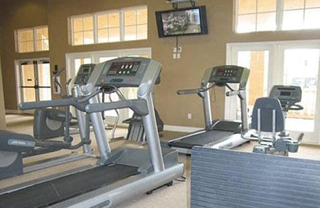Gym with cardio Equipment 1 and 2 bedroom Floor Plansfor rent in Elk Grove Ca at  Siena Villas