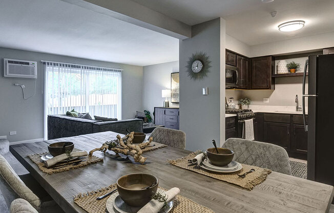 Spacious Dinning area with Natural Light at Westmont Village, Westmont, IL