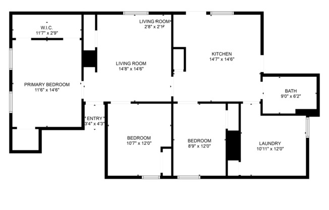 3 beds, 1 bath, 1,225 sqft, $2,150, Unit 520-3 Dubuque