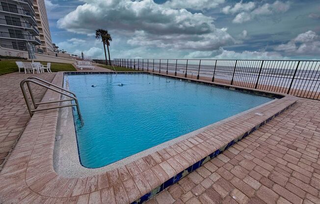 Spectacular Ocean front ground floor unit , just steps away from water and sand