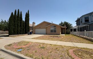 Northeast El Paso 3bed/2bath