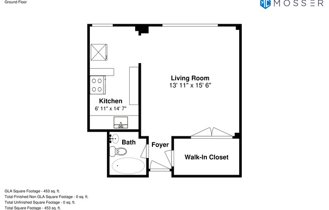 Studio, 1 bath, 365 sqft, $2,095