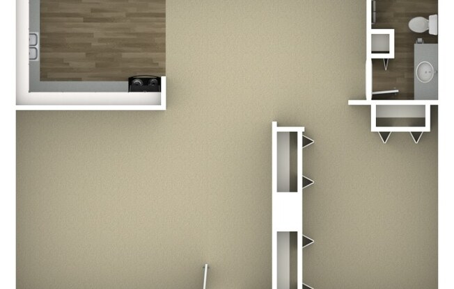 1 bed, 1 bath, 840 sqft, $1,330