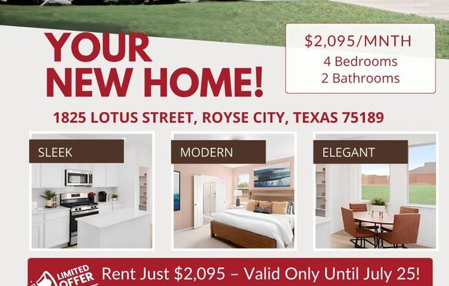 Verandah is a community of new single-family homes for lease in the idyllic Royse City, TX. Located just off the I-30, tenants will be 14 miles from Lake Ray Hubbard and 35 miles from Dallas.