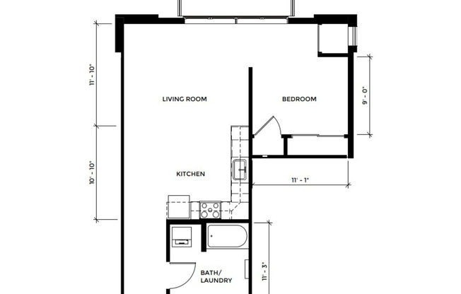 Studio, 1 bath, 730 sqft, $1,635, Unit SC 1408-215