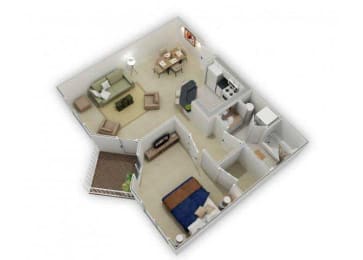 1 bed, 1 bath, 745 sqft, $2,119