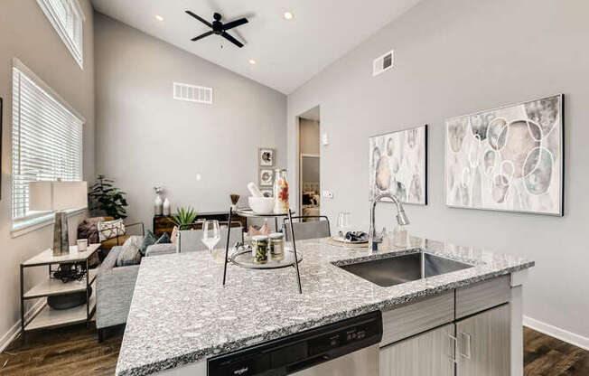 Granite Countertop Kitchen at Grandstone at Sunrise, Arizona