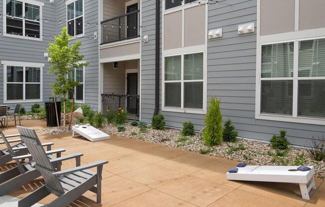 Outdoor Living Area at Watermark at Harvest Junction, Longmont, 80501