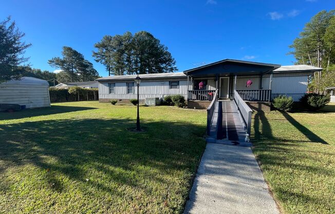 Quiet setting between Angier and Fuquay Varina