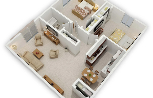 2 beds, 1 bath, 915 sqft, $1,195