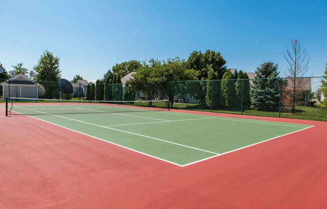 Tennis Court at Mallard Bay Apartments, Crown Point, 46307