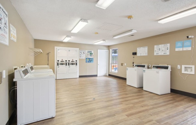 laundry room at Arrowood Crossing in Charlotte, NC