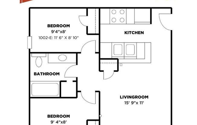 2 beds, 1 bath, $2,395, Unit CV 118-B