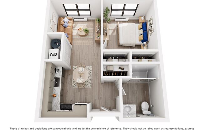 1 bed, 1 bath, 533 sqft, $2,195, Unit 348A