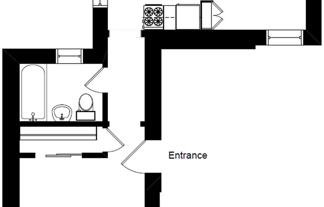 Studio, 1 bath, 400 sqft, $1,645, Unit 233-215