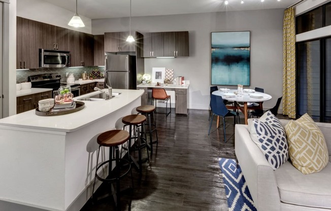kitchen and dining apartments in katy
