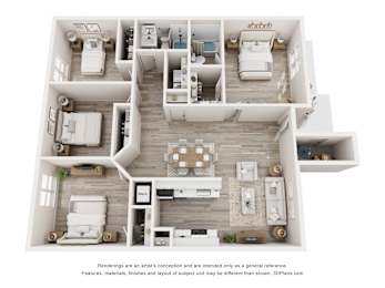 4 beds, 2 baths, 1,239 sqft, $1,625