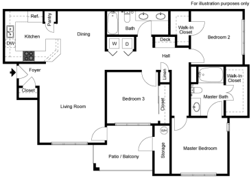 3 beds, 2 baths, 1,235 sqft, $2,149