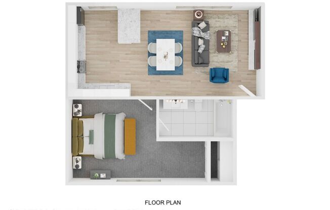 1 bed, 1 bath, 507 sqft, $1,295, Unit 61
