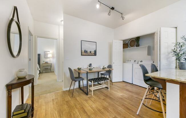 Dining and Kitchen Area at Falls at Riverwoods