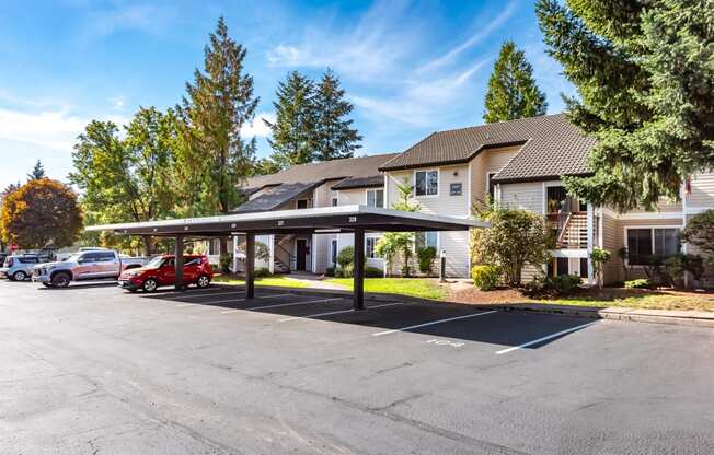 Sir Charles Court three story building and carports, Beaverton, OR, 97006