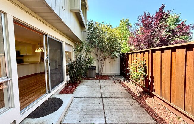 Cupertino- Beautifully updated townhome with balcony and attached garage.