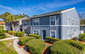 Building exterior at Pineview Apartments, in Clearwater, FL 33755