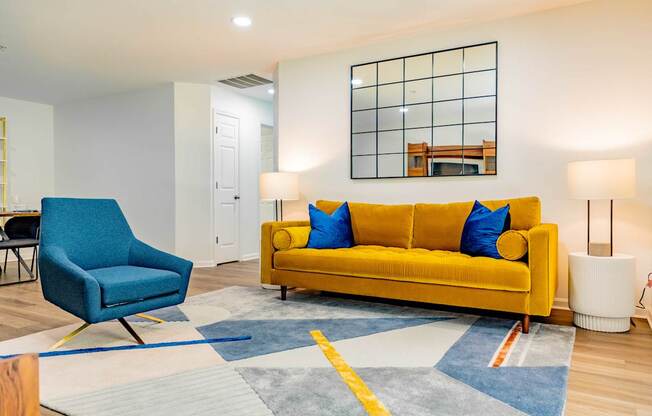 Living Room at The Residences at Brookside Commons, Maryland, 21117