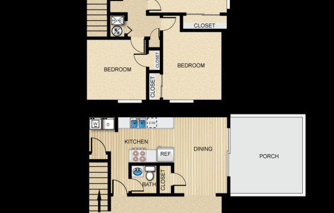 3 beds, 1.5 baths, 1,204 sqft, $1,599