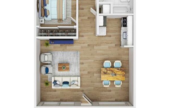 1 bed, 1 bath, 624 sqft, $1,795, Unit 312