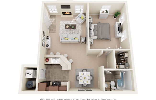 1 bed, 1 bath, 719 sqft, $1,095, Unit 228LS