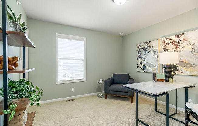 Work Space at Prairie Pines Townhomes, Shawnee, KS, 66226