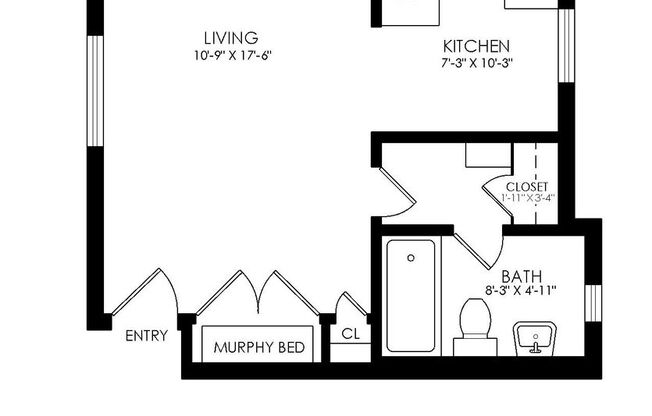 Studio, 1 bath, $900, Unit 20