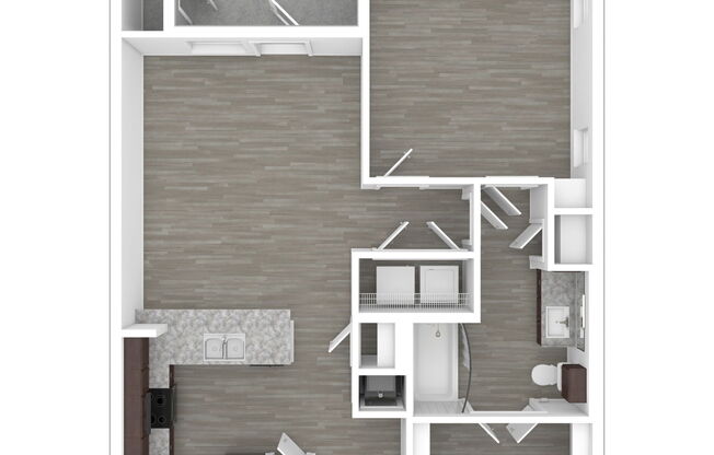 1 bed, 1 bath, 751 sqft, $1,337