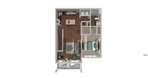 1 bed, 1 bath, 907 sqft, $1,431