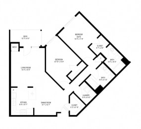 2 beds, 2 baths, 1,140 sqft, $2,086