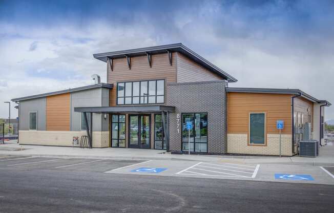 a commercial building with a parking lot in front of it at Copper 87, West Jordan, 84088