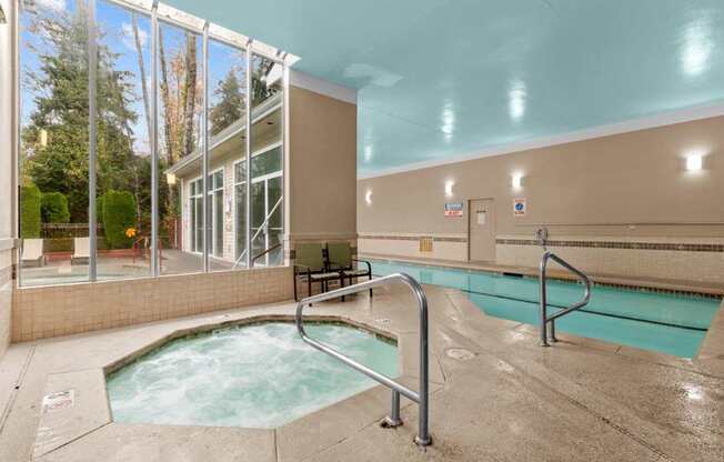 Keeler's Corner Apartments in Lynnwood, Washington Indoor Hot Tub