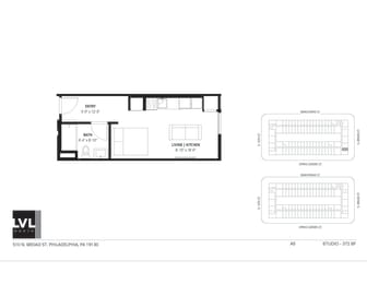 Studio, 1 bath, 372 sqft, $1,381