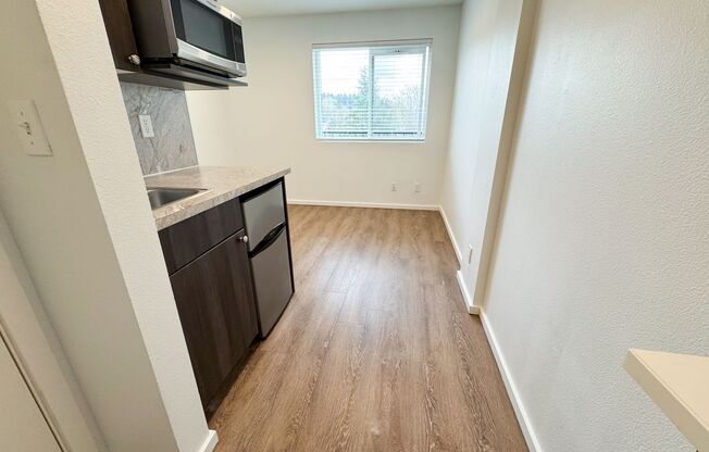 Studio, 1 bath, 186 sqft, $1,295, Unit 403